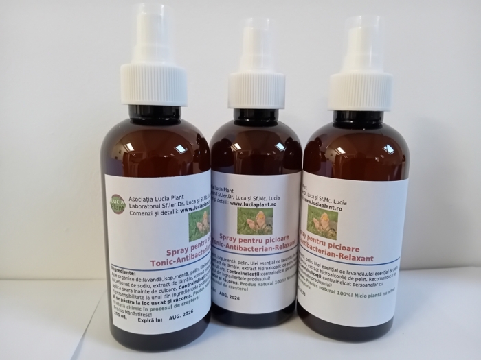 Spray pentru picioare - Antibacterian-Tonic Relaxant